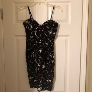 Black and white dress